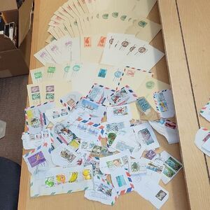 Vintage Stamp And Post Card Collectibles